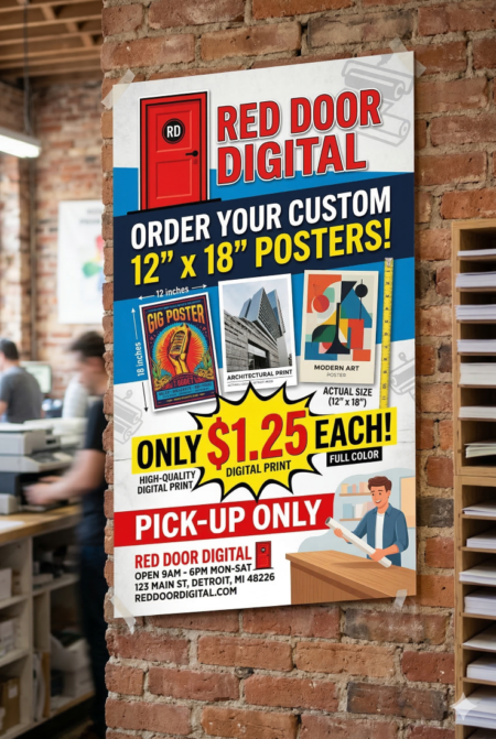 12"x18" fast posters $1.25 Today!